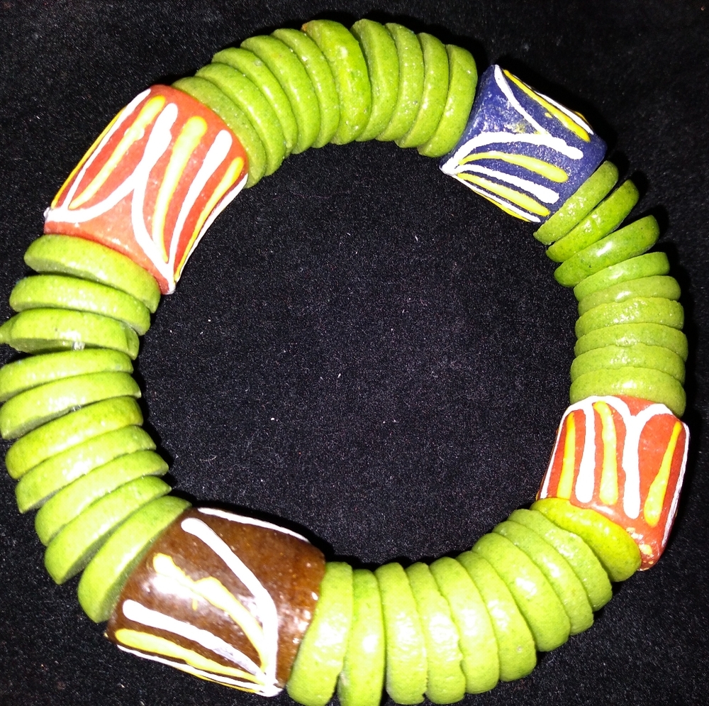 Handmade African Beaded Bracelet